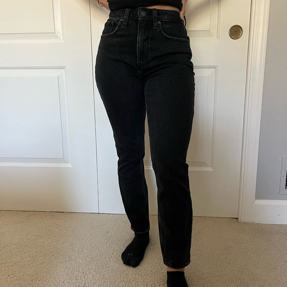 Abercrombie & Fitch Curve Love High Rise Mom Jeans - Picture 5 of 8